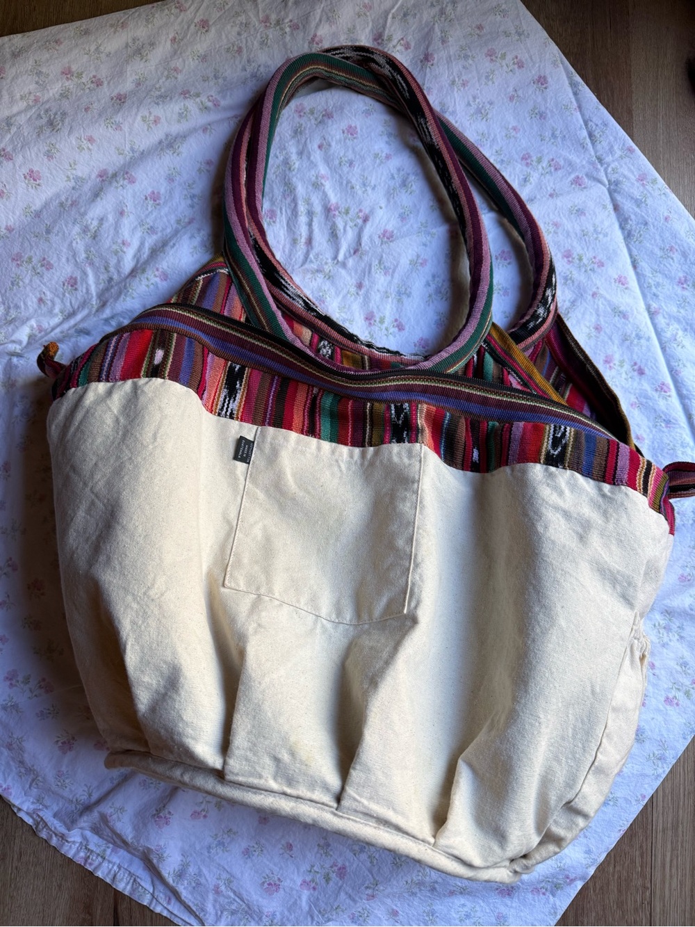Nena & Co. Multicolor Striped Boho Shoulder Bag - Picture 5 of 6